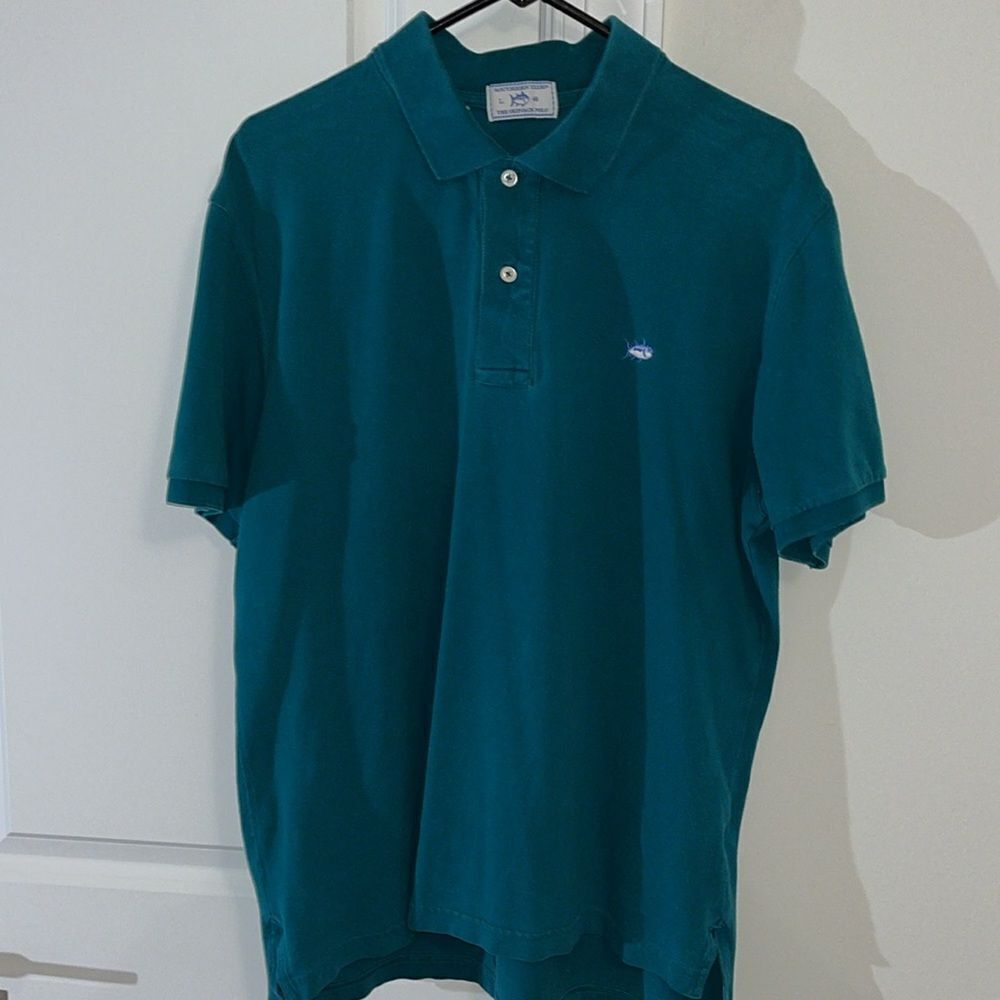Teal Green Jacksonville Jaguars Colors Southern Tide Skipjack Golf Polo Shirt 40